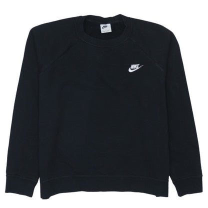 Womens UK Size L Nike Black Pullover Sweatshirt