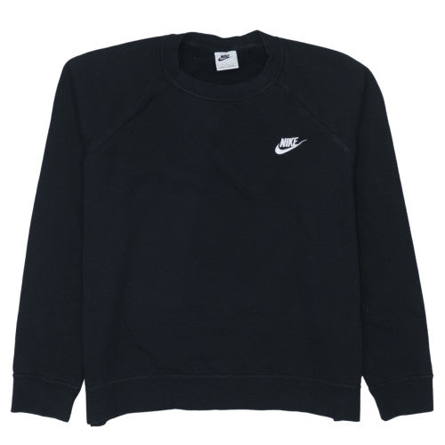 Womens UK Size L Nike Black Pullover Sweatshirt