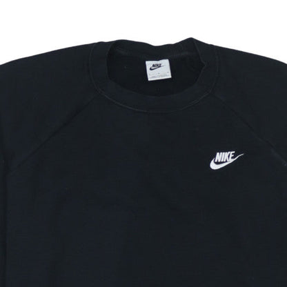 Womens UK Size L Nike Black Pullover Sweatshirt