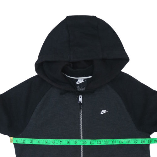 Mens UK Size S Nike Black Full Zip Hoodie