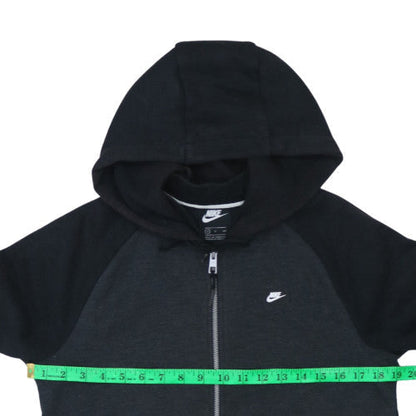 Mens UK Size S Nike Black Full Zip Hoodie