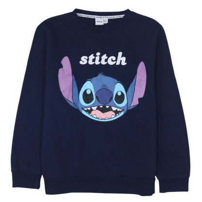 Womens UK Size L Disney Blue Pullover Sweatshirt