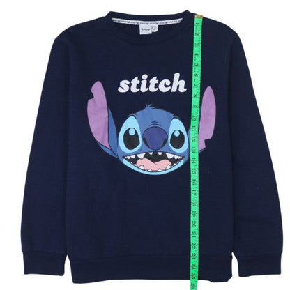 Womens UK Size L Disney Blue Pullover Sweatshirt