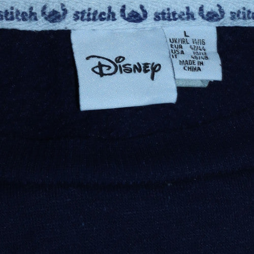 Womens UK Size L Disney Blue Pullover Sweatshirt