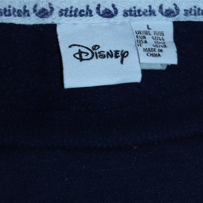 Womens UK Size L Disney Blue Pullover Sweatshirt