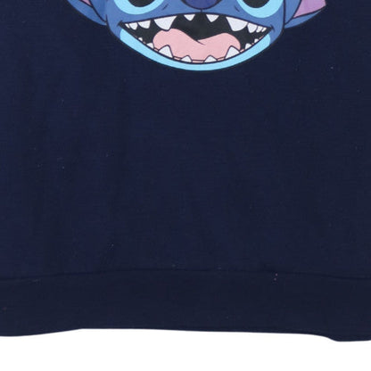 Womens UK Size L Disney Blue Pullover Sweatshirt