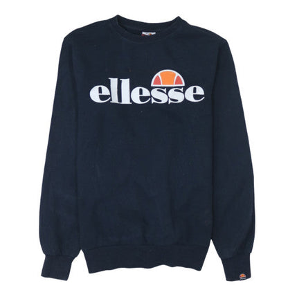 Womens UK Size 8 Ellesse Blue Pullover Sweatshirt