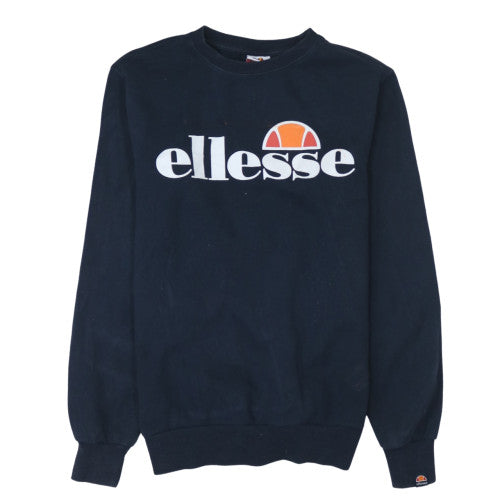 Womens UK Size 8 Ellesse Blue Pullover Sweatshirt