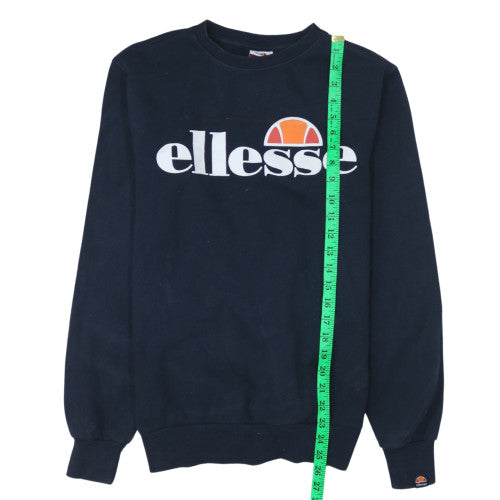 Womens UK Size 8 Ellesse Blue Pullover Sweatshirt