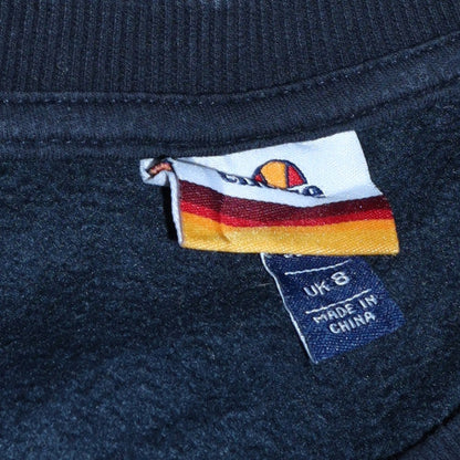 Womens UK Size 8 Ellesse Blue Pullover Sweatshirt