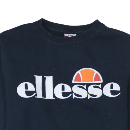 Womens UK Size 8 Ellesse Blue Pullover Sweatshirt