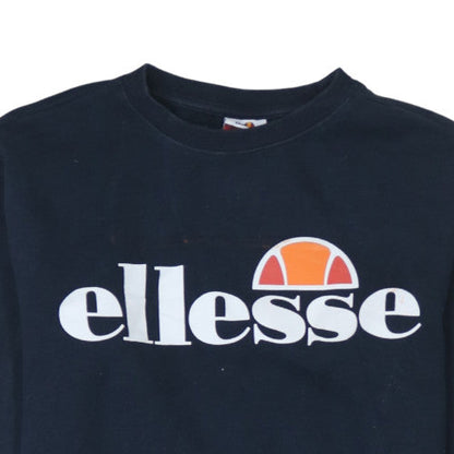 Womens UK Size 8 Ellesse Blue Pullover Sweatshirt