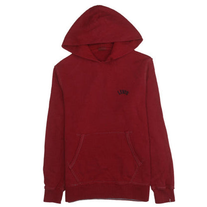 Mens UK Size M Levi's Red Pullover Hoodie