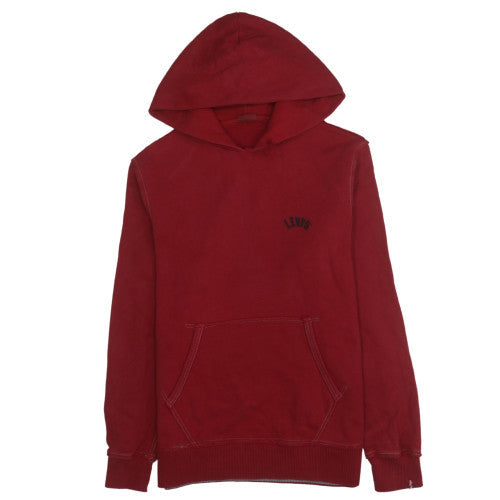 Mens UK Size M Levi's Red Pullover Hoodie