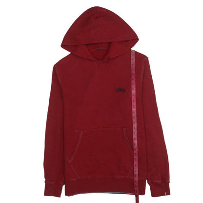 Mens UK Size M Levi's Red Pullover Hoodie