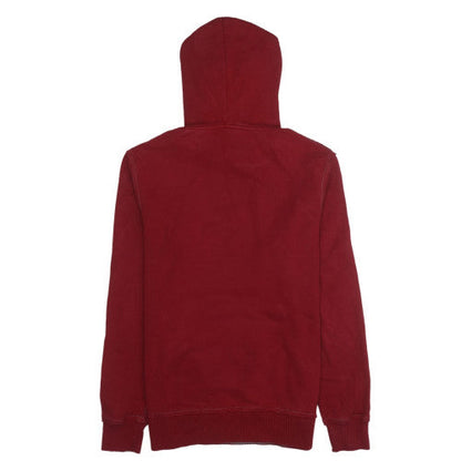 Mens UK Size M Levi's Red Pullover Hoodie