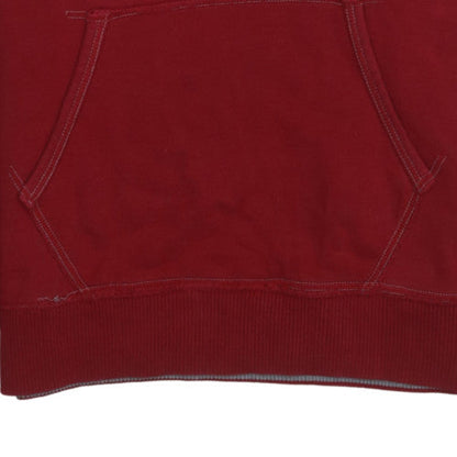 Mens UK Size M Levi's Red Pullover Hoodie