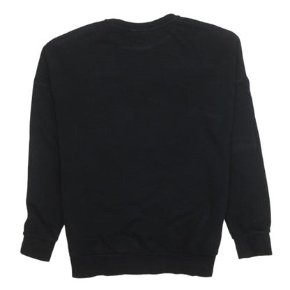 Adidas Boys Black Logo Crew Neck Pullover Sweatshirt 13-14 Years