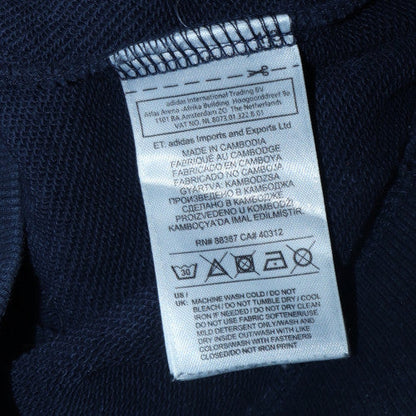 Womens UK Size 12 Adidas Blue Pullover Hoodie