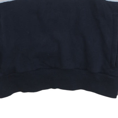 Womens UK Size 12 Adidas Blue Pullover Hoodie