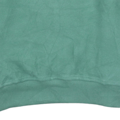 Tommy Hilfiger Men's Green Cotton Crew Neck Pullover Jumper M