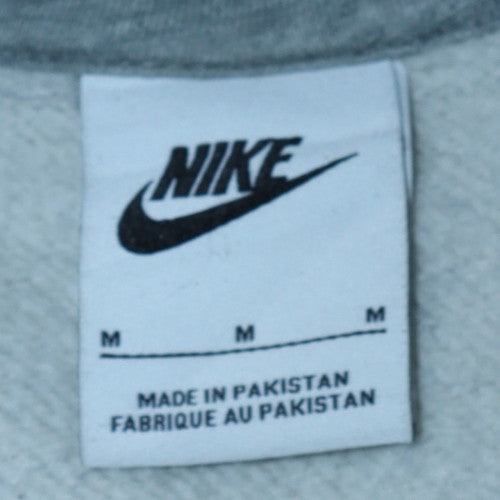 Mens UK Size M Nike Grey Pullover Hoodie
