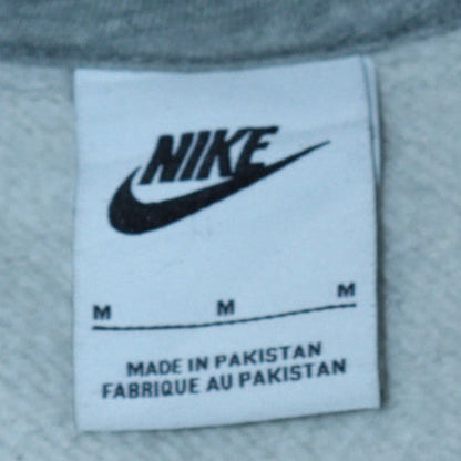 Mens UK Size M Nike Grey Pullover Hoodie