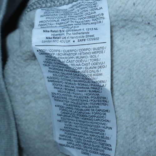 Mens UK Size M Nike Grey Pullover Hoodie