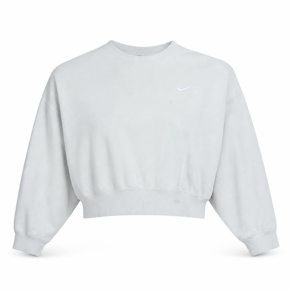 Womens UK Size L Nike White Pullover Sweatshirt