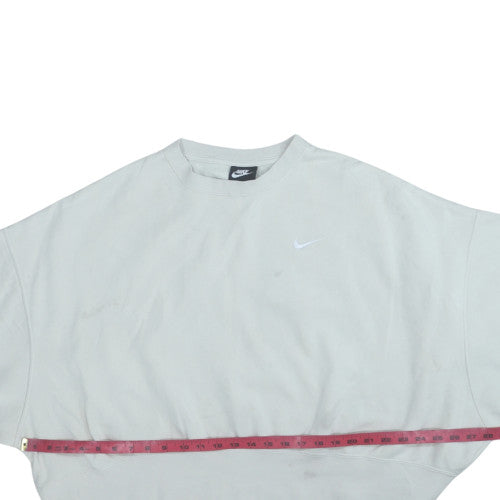 Womens UK Size L Nike White Pullover Sweatshirt