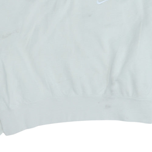 Womens UK Size L Nike White Pullover Sweatshirt