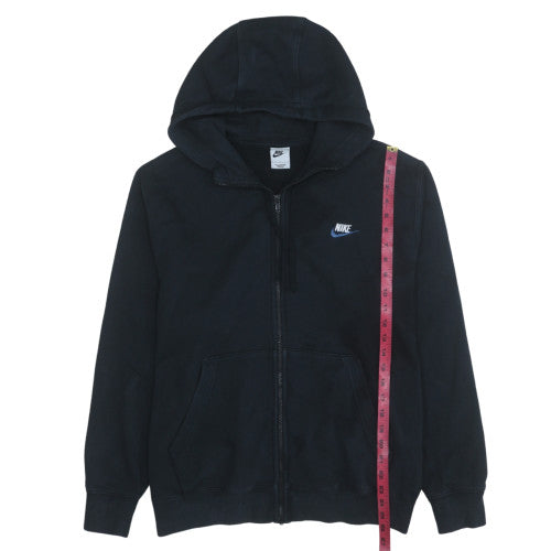Mens UK Size L Nike Black Full Zip Hoodie