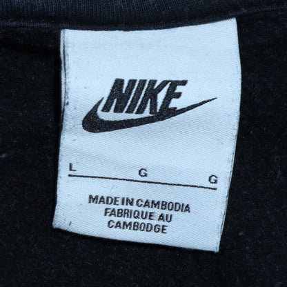 Mens UK Size L Nike Black Full Zip Hoodie