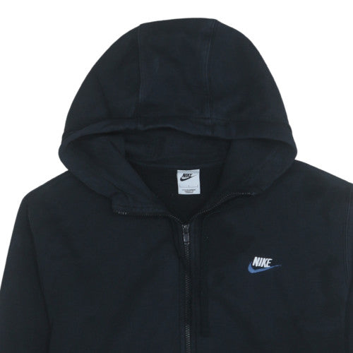 Mens UK Size L Nike Black Full Zip Hoodie