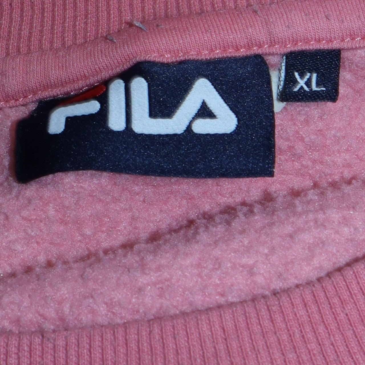 Womens UK Size XL Fila Pink Pullover Sweatshirt