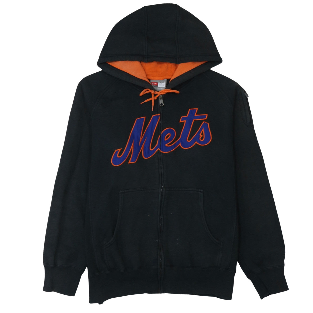 Mens UK Size L Nike Black Full Zip Hoodie