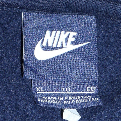 Mens UK Size XL Nike Blue Full Zip Hoodie