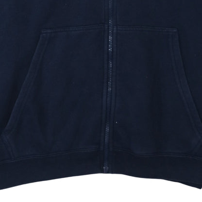 Mens UK Size XL Nike Blue Full Zip Hoodie