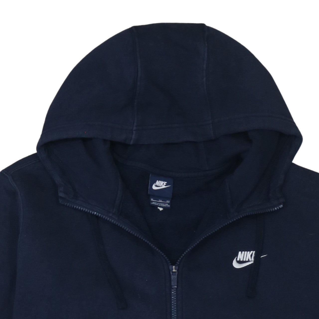 Mens UK Size XL Nike Blue Full Zip Hoodie