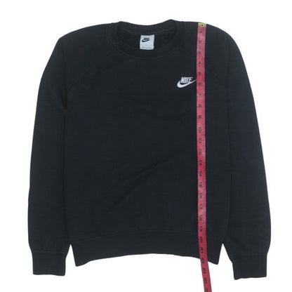 Womens UK Size S Nike Black Pullover Sweatshirt