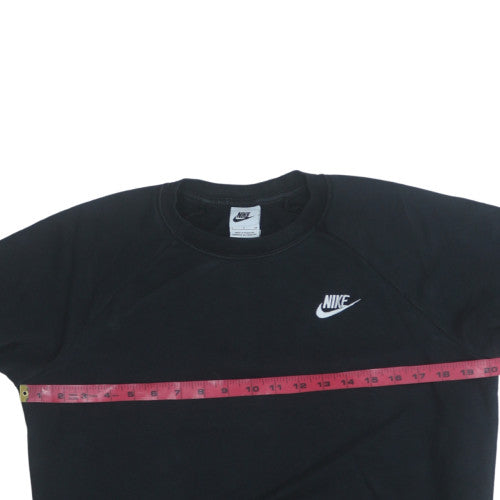 Womens UK Size S Nike Black Pullover Sweatshirt