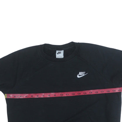 Womens UK Size S Nike Black Pullover Sweatshirt