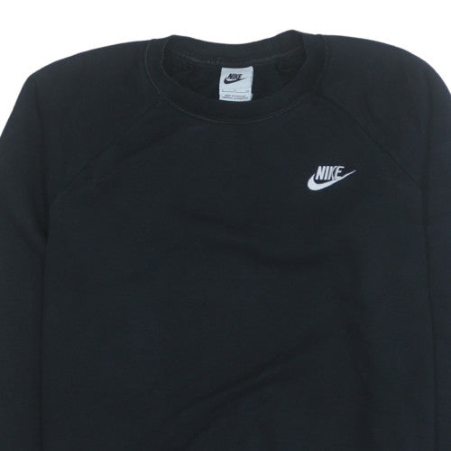Womens UK Size S Nike Black Pullover Sweatshirt