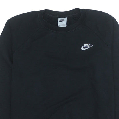 Womens UK Size S Nike Black Pullover Sweatshirt