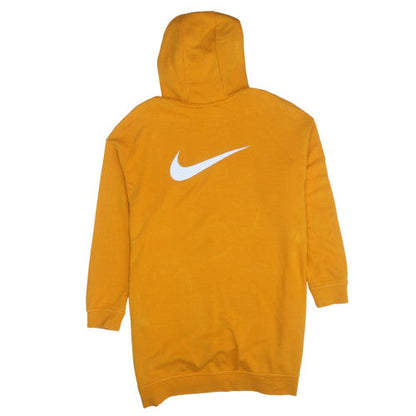 Womens UK Size M Nike Yellow Pullover Hoodie