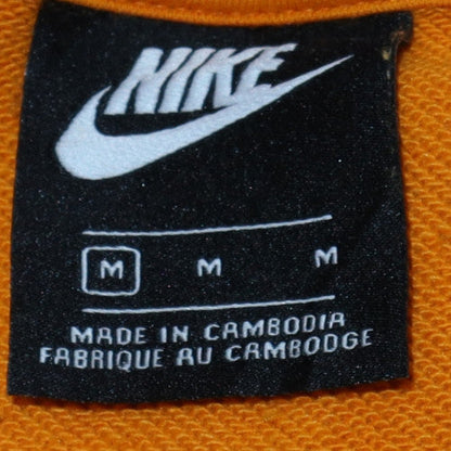 Womens UK Size M Nike Yellow Pullover Hoodie