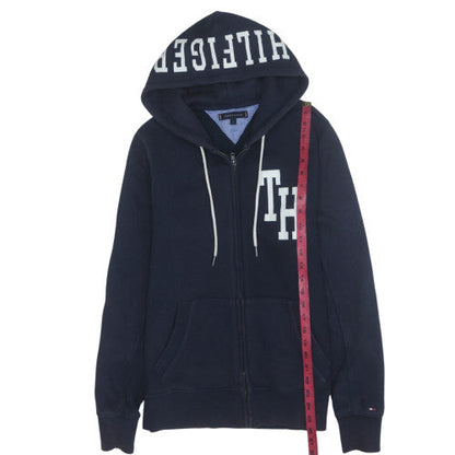 Mens UK Size S Tommy Hilfiger Blue Full Zip Hoodie