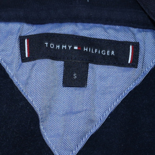 Mens UK Size S Tommy Hilfiger Blue Full Zip Hoodie