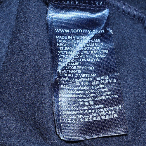Mens UK Size S Tommy Hilfiger Blue Full Zip Hoodie