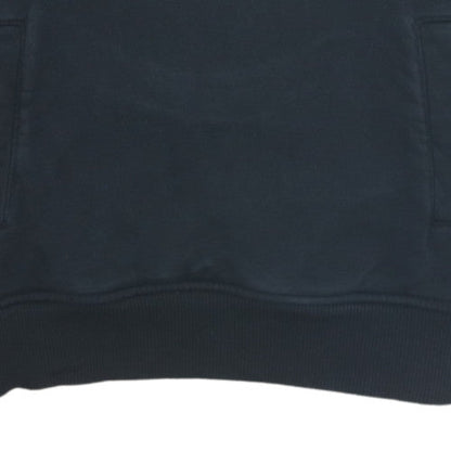 The North Face Boys Black Pullover Hoodie L Cotton Fleece Logo Sweatshirt